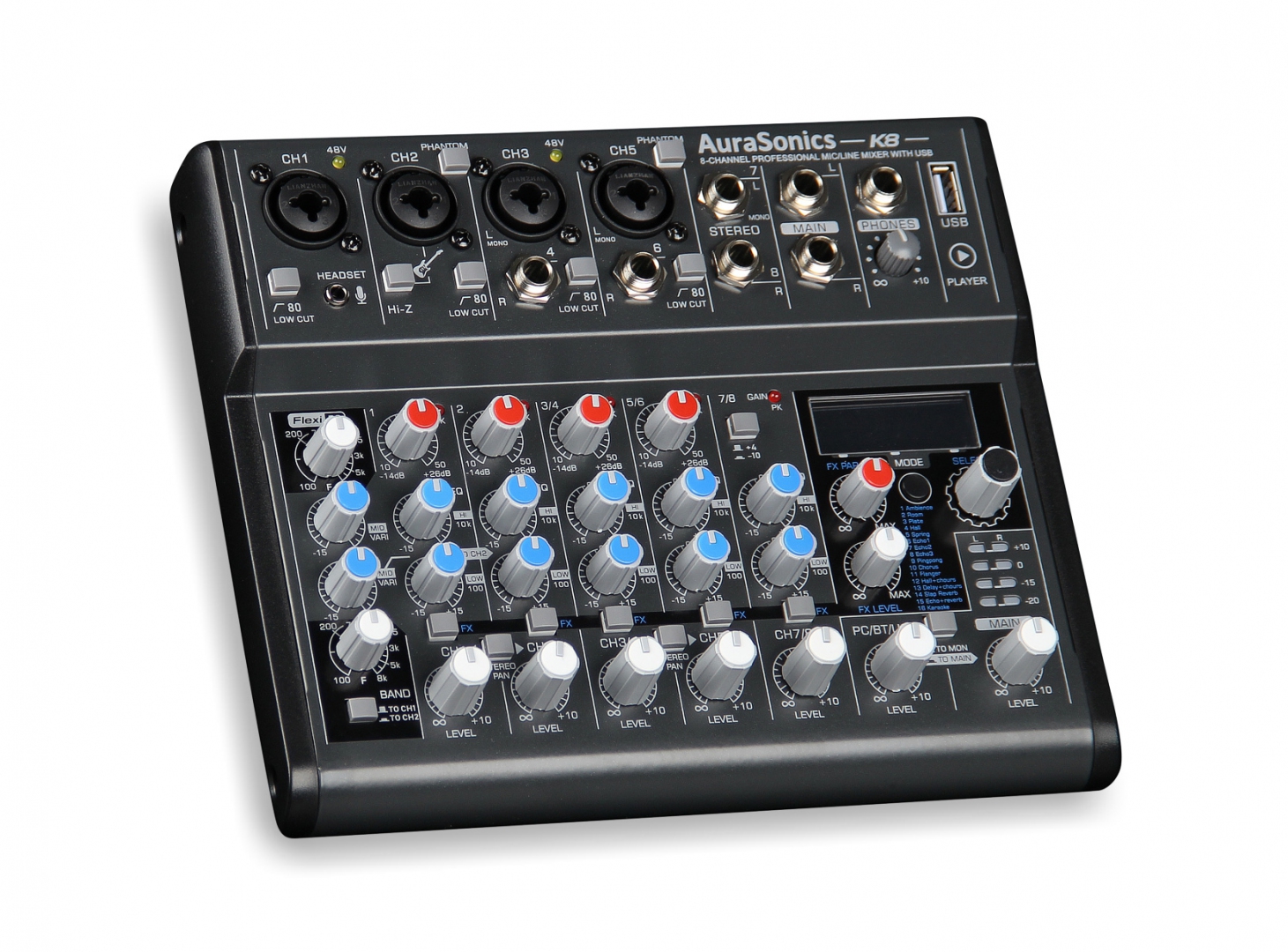 AuraSonics K8 компактный микшерный пульт в Серове