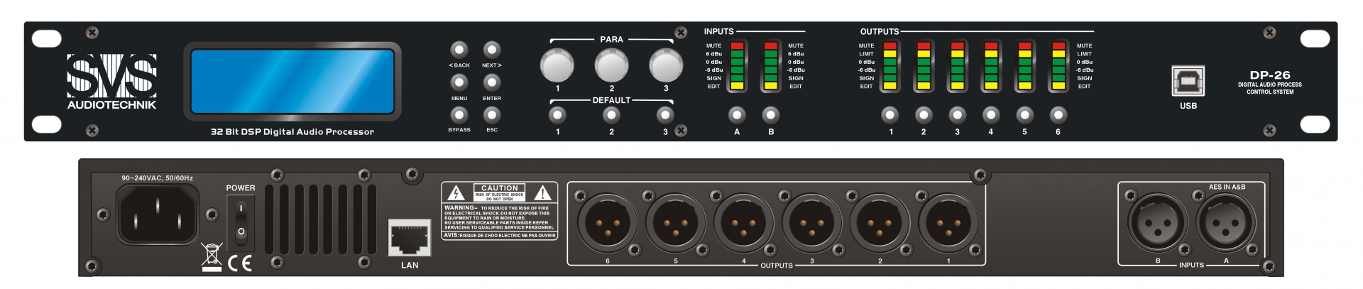 SVS Audiotechnik DP-26 Цифровой процессор: 2 входа 6 выходов в Серове