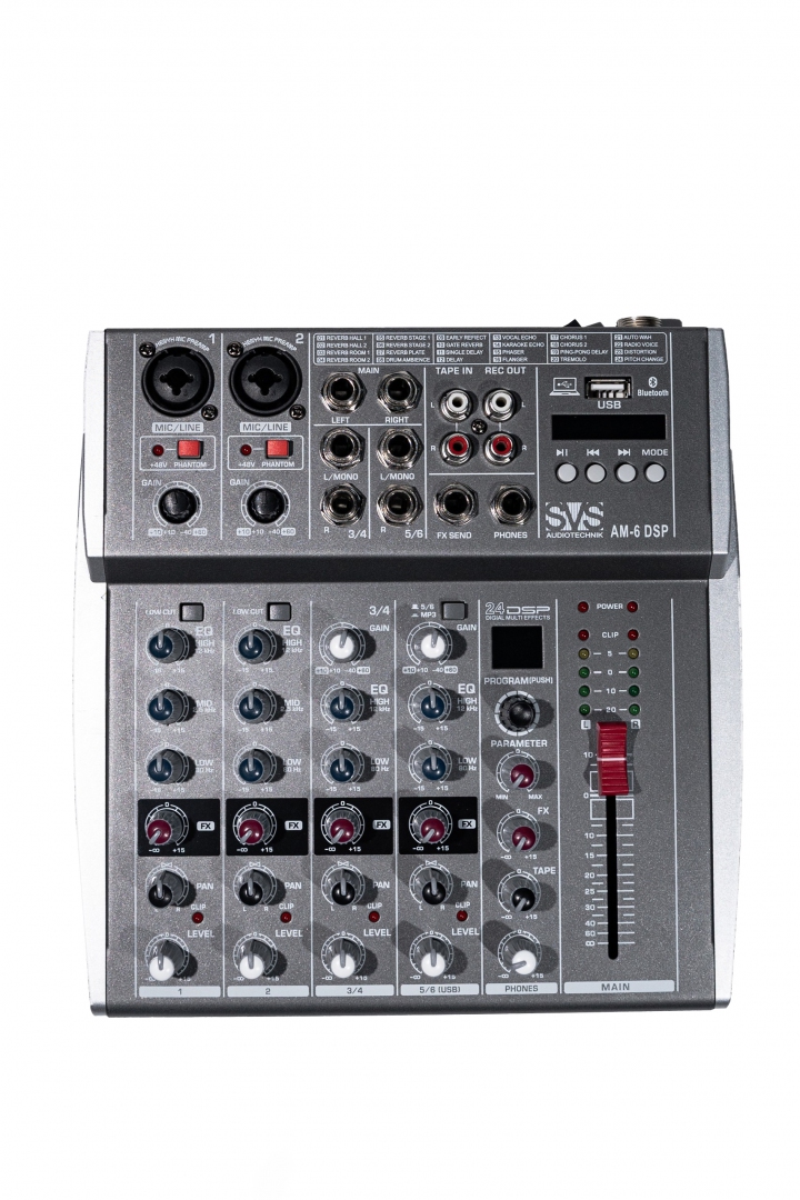 SVS Audiotechnik mixers AM-6 DSP Микшерный пульт аналоговый, 6-канальный SVS Audiotechnik mixers в Серове
