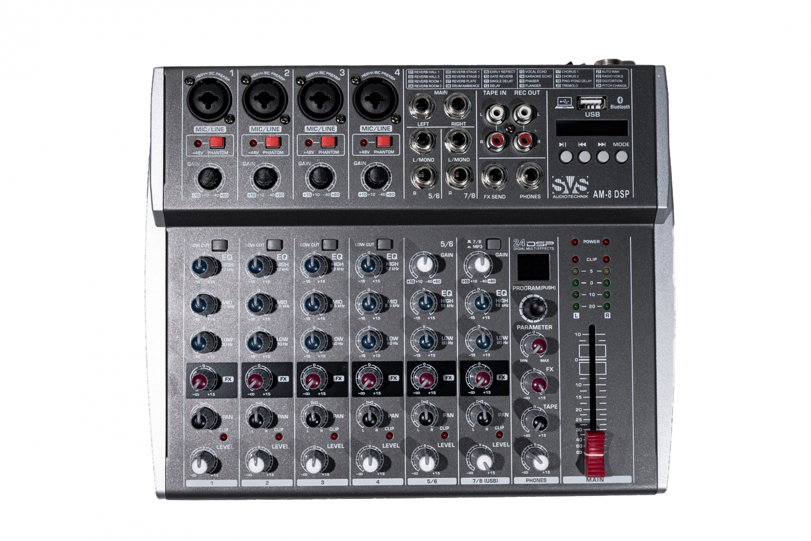 SVS Audiotechnik mixers AM-8 DSP Микшерный пульт аналоговый, 8-канальный в Серове